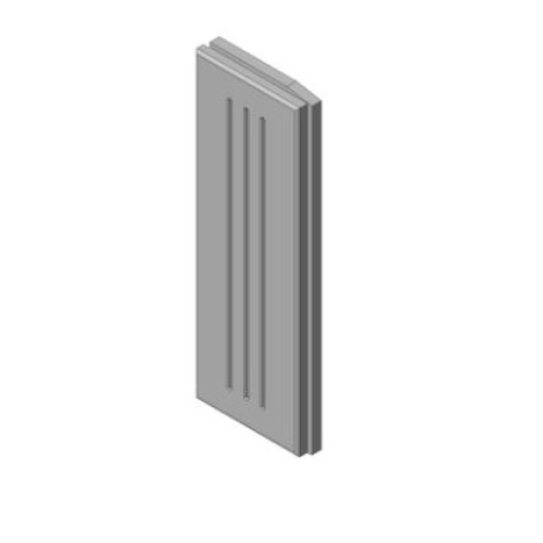 Žárobetonová deska boční, zadní, pravolevá KV IMPRESSION 3g L 97.51.14  